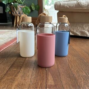 NWT Threshold Glass Water Bottle